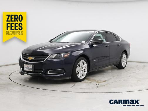 Blue 2017 Chevrolet Impala LS