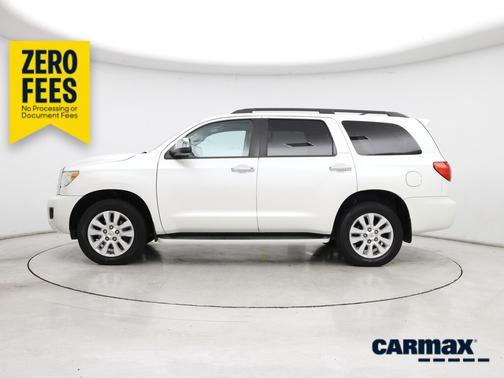 White 2016 Toyota Sequoia Platinum