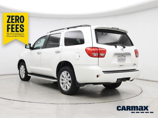 White 2016 Toyota Sequoia Platinum