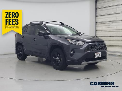 Gray 2020 Toyota RAV4 Hybrid XSE
