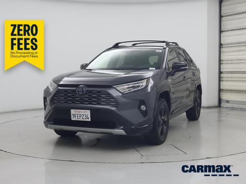 Gray 2020 Toyota RAV4 Hybrid XSE