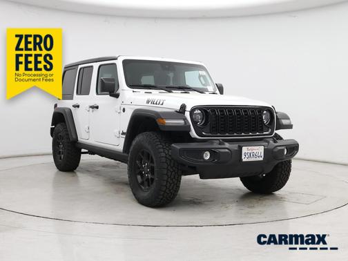 White 2025 Jeep Wrangler Willy's