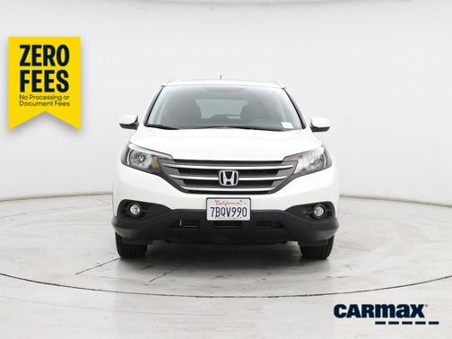 White 2014 Honda CR-V EX-L