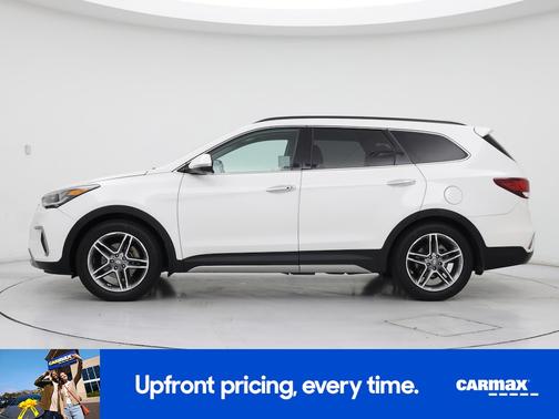 White 2017 Hyundai SANTA FE Limited Ultimate