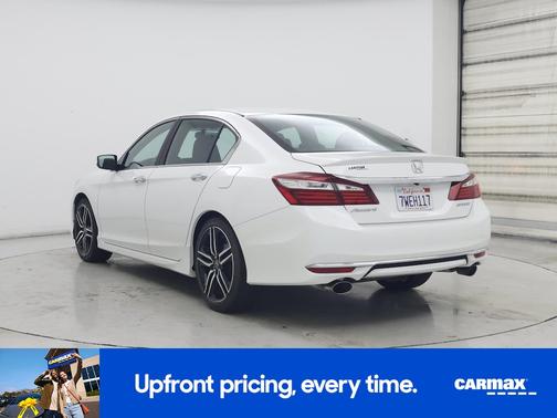 White 2017 Honda Accord Sport