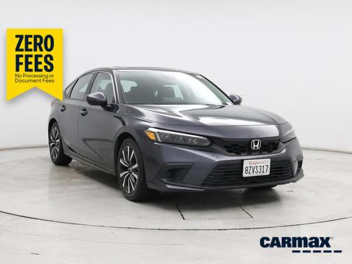 Gray 2022 Honda Civic EX-L