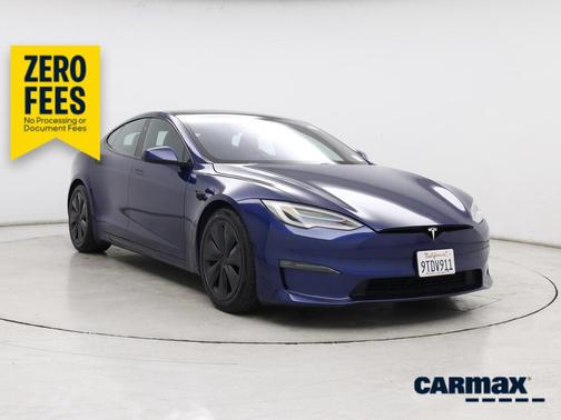 Blue 2022 Tesla Model S