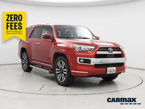 Red 2022 Toyota 4Runner Limited