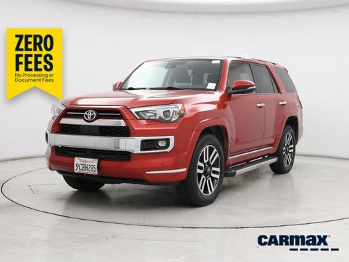 Red 2022 Toyota 4Runner Limited
