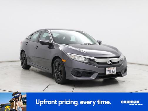 Gray 2016 Honda Civic LX