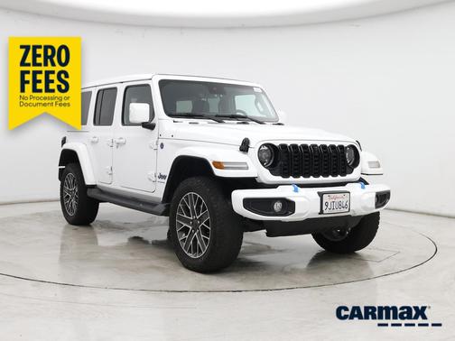 White 2024 Jeep Wrangler 4xe High Altitude