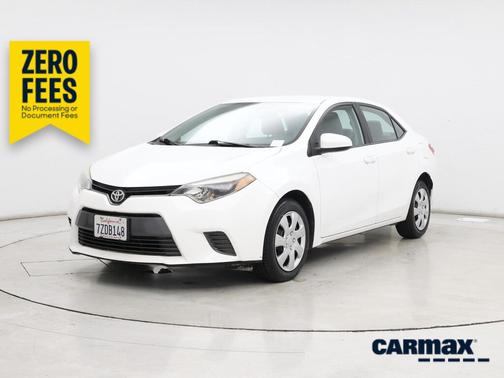 White 2016 Toyota Corolla LE