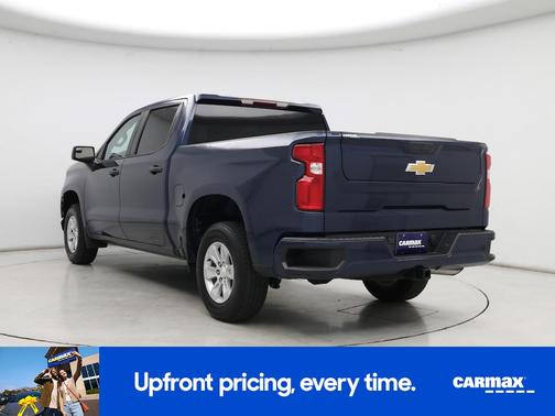 Blue 2021 Chevrolet Silverado 1500 Custom