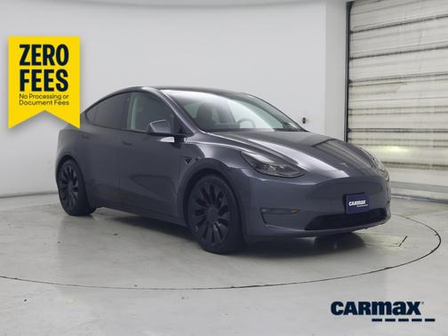 Gray 2022 Tesla Model Y Performance
