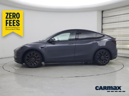 Gray 2022 Tesla Model Y Performance