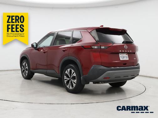 Red 2023 Nissan Rogue SV
