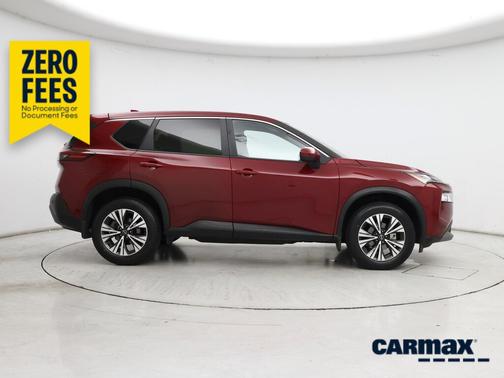 Red 2023 Nissan Rogue SV