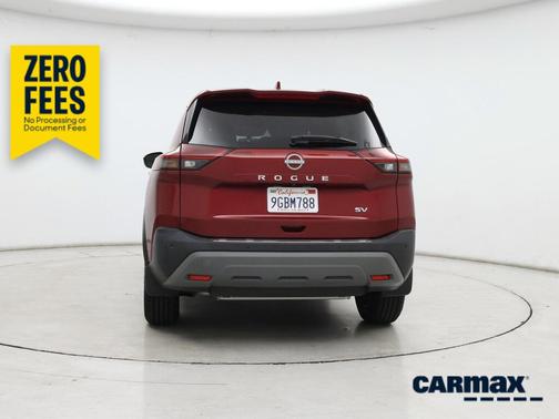 Red 2023 Nissan Rogue SV