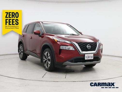 Red 2023 Nissan Rogue SV