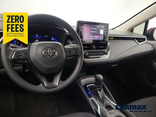 Red 2022 Toyota Corolla Hybrid LE
