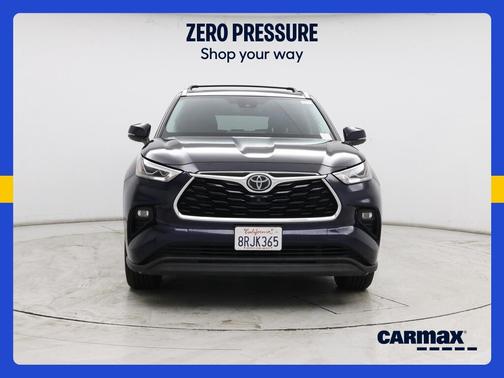 Blue 2020 Toyota Highlander Limited