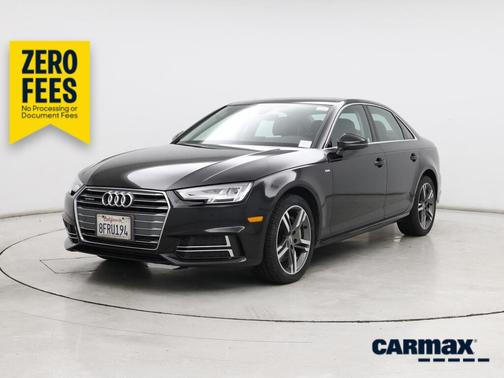Black 2018 Audi A4 Premium Plus