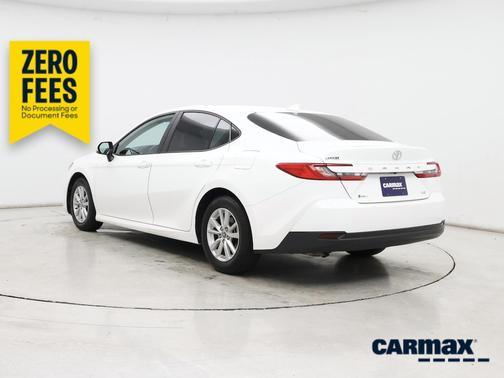 White 2025 Toyota Camry LE