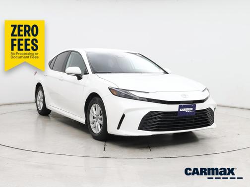 White 2025 Toyota Camry LE