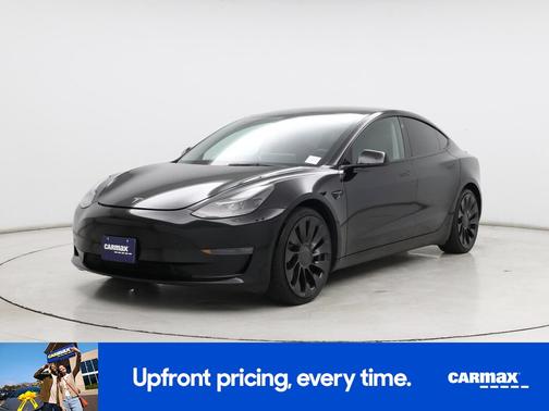 Black 2022 Tesla Model 3 Performance