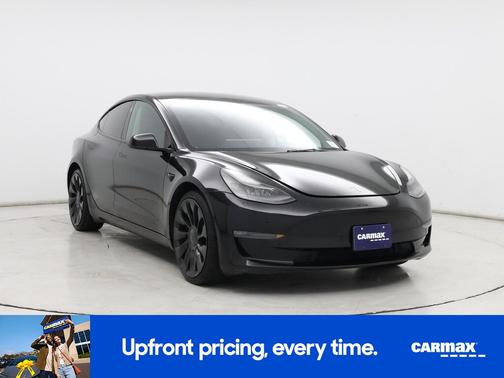 Black 2022 Tesla Model 3 Performance