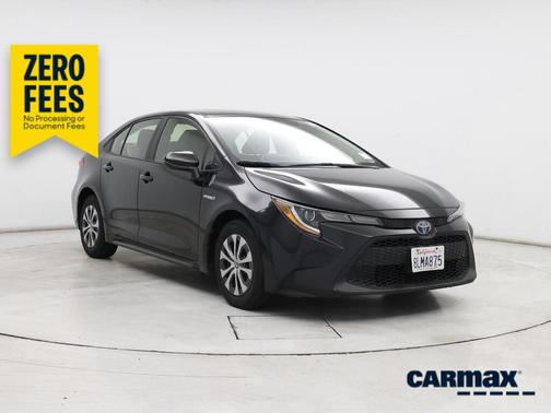 Black 2020 Toyota Corolla Hybrid LE