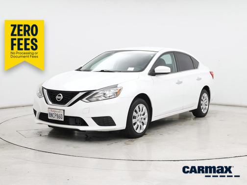 White 2018 Nissan Sentra S