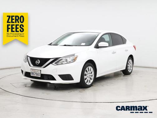White 2018 Nissan Sentra S