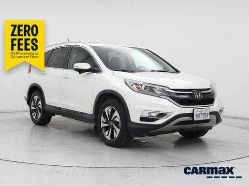 White 2015 Honda CR-V Touring