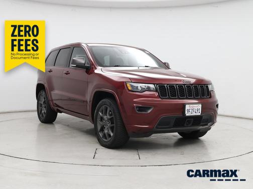 Burgundy 2021 Jeep Grand Cherokee 80th Anniversary