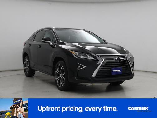 Black 2019 Lexus RX 450h F-Sport