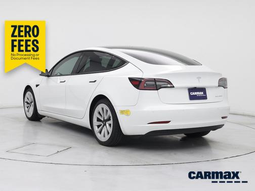 White 2021 Tesla Model 3 Long Range