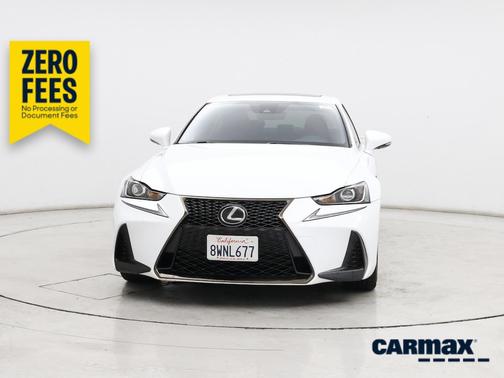 White 2017 Lexus IS 200t F-Sport