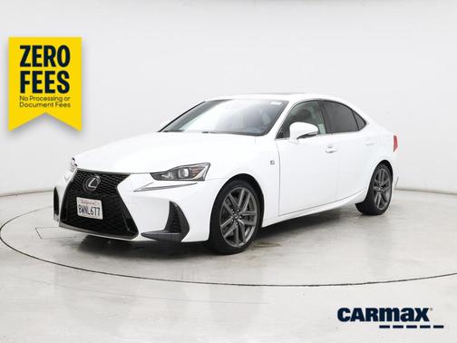 White 2017 Lexus IS 200t F-Sport
