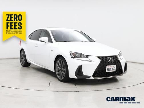 White 2017 Lexus IS 200t F-Sport