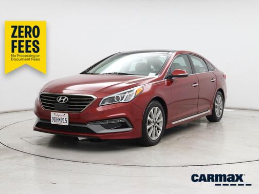 Red 2016 Hyundai SONATA Limited