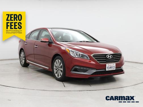 Red 2016 Hyundai SONATA Limited
