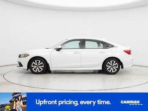 White 2023 Honda Civic LX