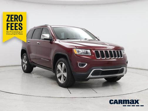 Red 2016 Jeep Grand Cherokee Limited