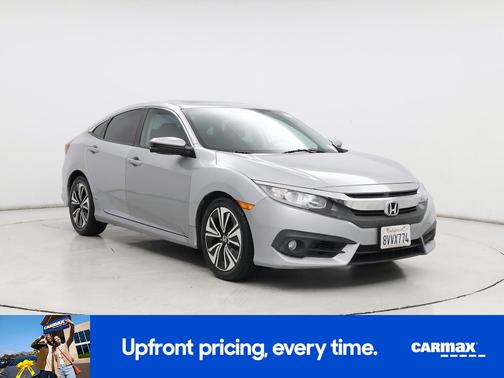 Silver 2017 Honda Civic EX-T