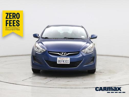 Blue 2016 Hyundai ELANTRA SE