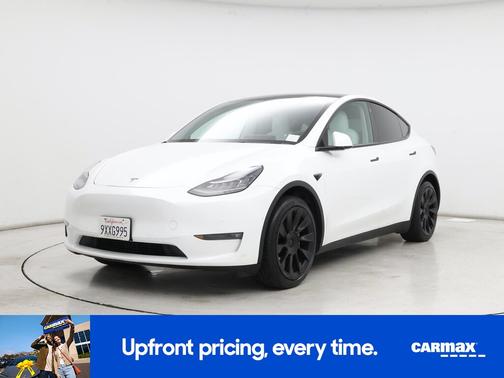 White 2021 Tesla Model Y Long Range