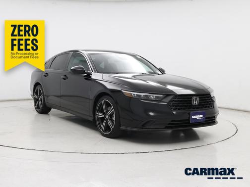 Black 2023 Honda Accord Hybrid Sport
