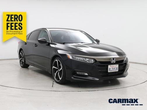 Black 2019 Honda Accord Sport