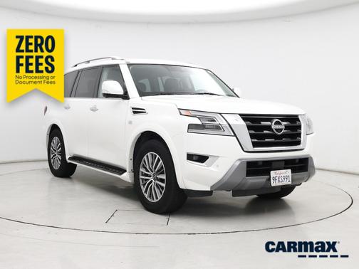 White 2021 Nissan Armada SL